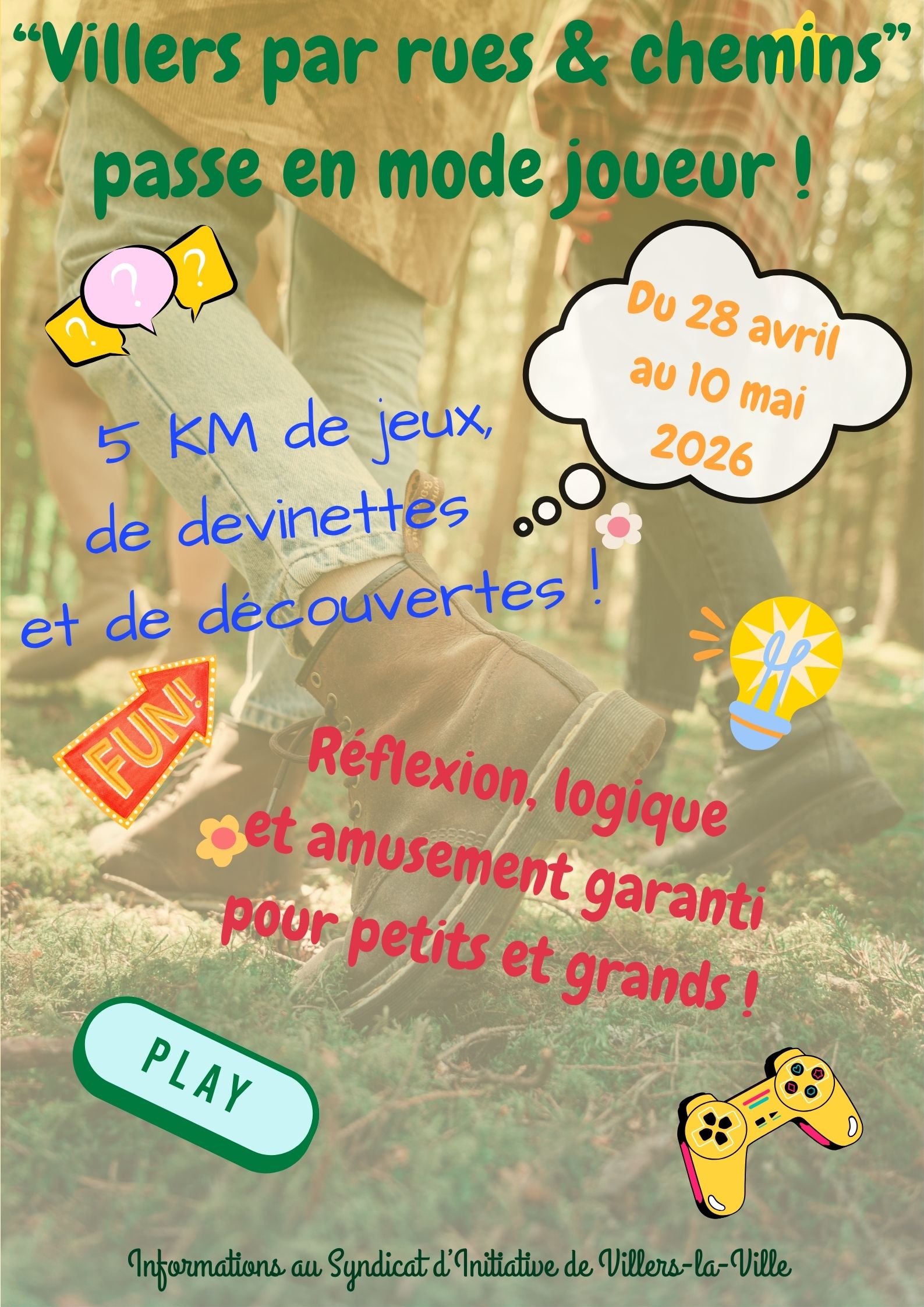 Villers par rues et chemins passe en mode joueur