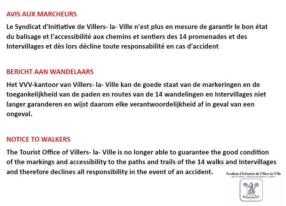 Avis aux marcheurs