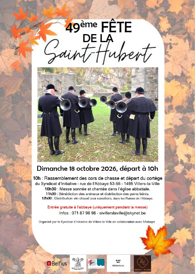 Grande fête de Saint-Hubert 2026